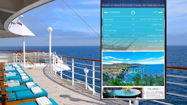 Digital Signage in Cruise